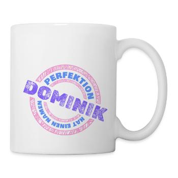 Dominik - Tasse - Weiß - Rechts