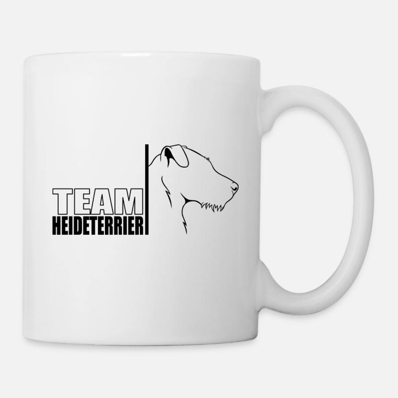 TEAM Heideterrier Hunde Hund Wilsigns - Tasse - Weiß
