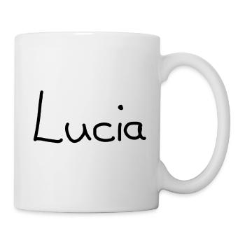 Lucia - Tasse - Weiß - Rechts