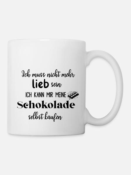 Ich muss nicht mehr lieb sein ... - Tasse - Weiß