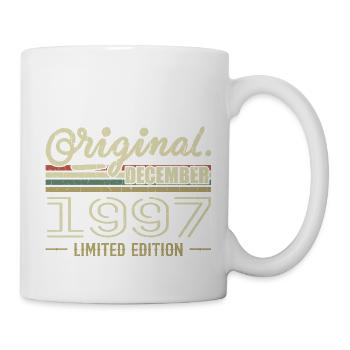 December 1997 Birthday December 1997 December - Mug - white - Right