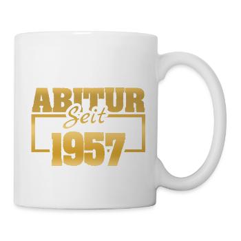 Ferien 1957 - Tasse - Weiß - Rechts