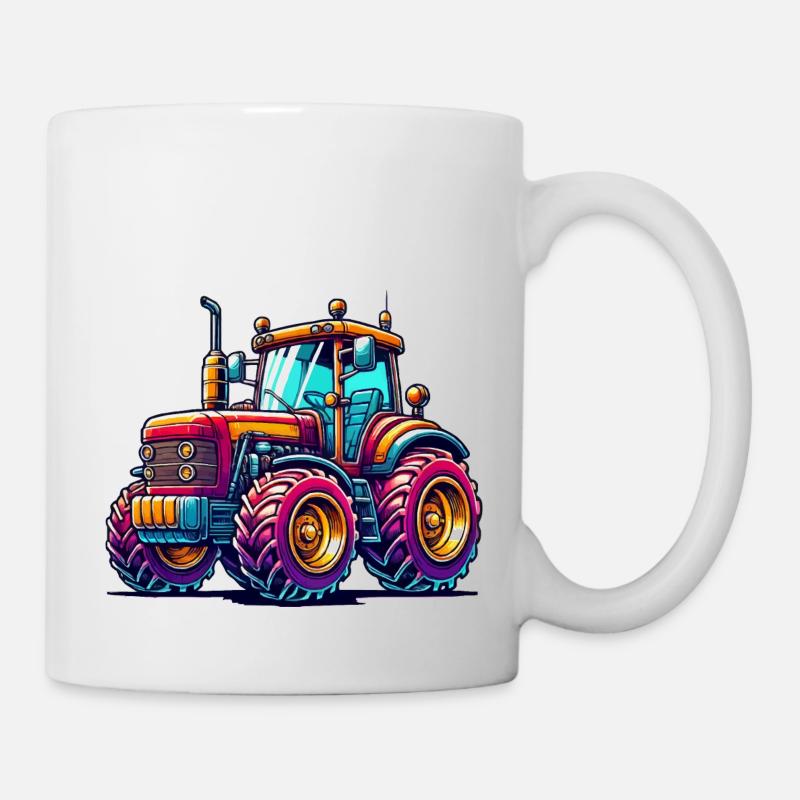 Traktor - Tasse - Weiß