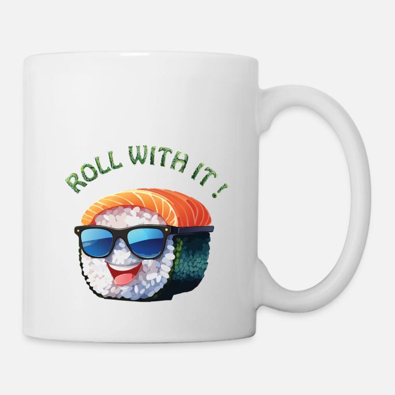 Roll with it ! - Mug blanc - blanc