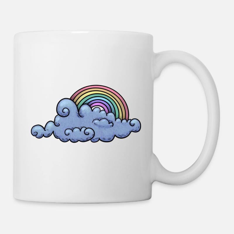 Rainbow cloud - Mug - white