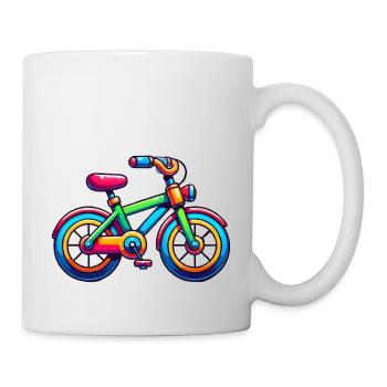 Fahrrad - Tasse - Weiß - Rechts