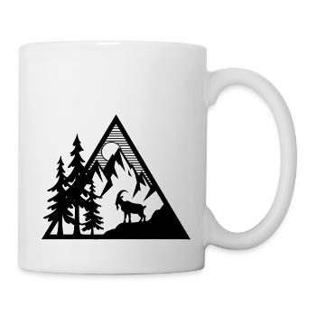 Alps Mountains Capricorn - Mug - white - Right