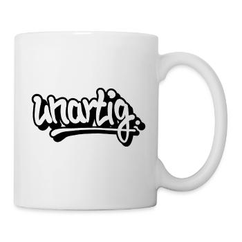 unartig lettering - Tasse - Weiß - Rechts