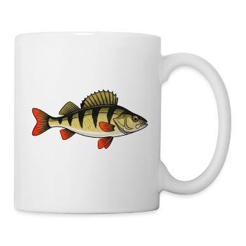 Perche Pêche aux carnassiers Pêche au poisson - Mug blanc - blanc - Droite