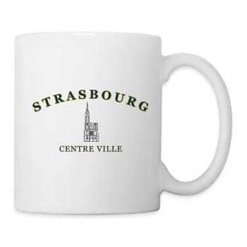 Strasbourg City Centre - Mug - white - Right