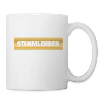 Beruf Stimmlehrer - Tasse - Weiß - Rechts
