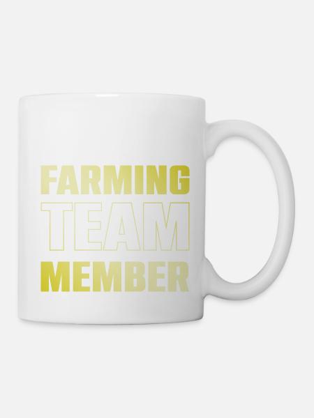 Farming Team - Tasse - Weiß