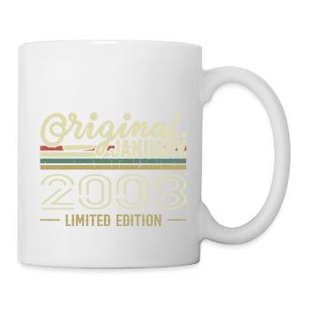 January 2008 Birthday January 2008 Gift 2008 - Mug - white - Right