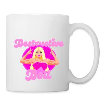 Gym BADDIE poupée - Mug blanc - blanc - Droite