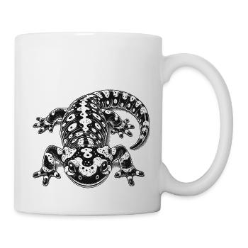 Fire salamander - Mug - white - Right