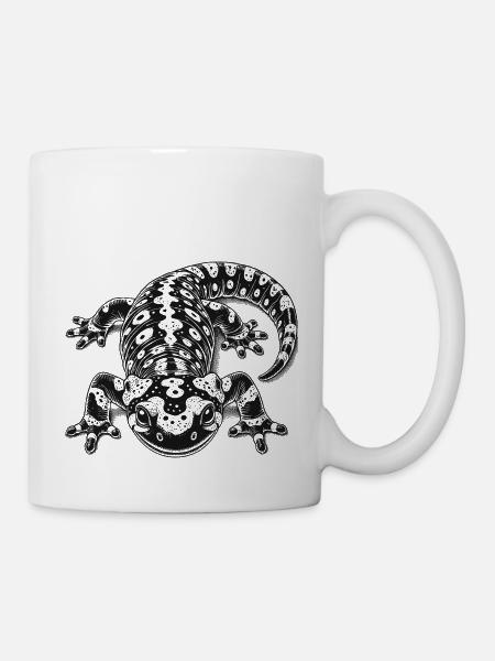 Feuersalamander - Tasse - Weiß