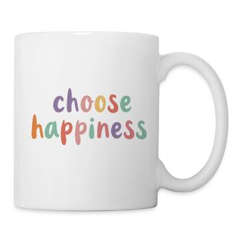 Choisissez le bonheur - choisissez le bonheur, soyez föhlich - Mug blanc - blanc - Droite