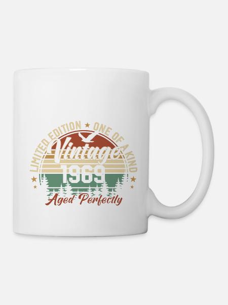 Jahrgang 1969 Retro 1969 Geburtstagsgeschenk 1969 - Tasse - Weiß