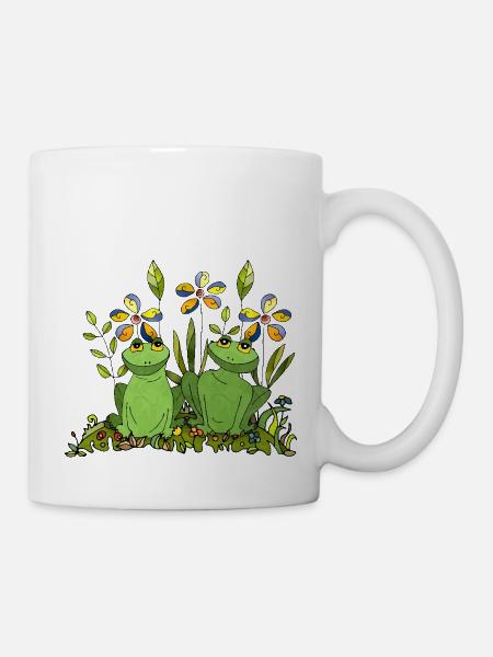 Frösche - Tasse - Weiß