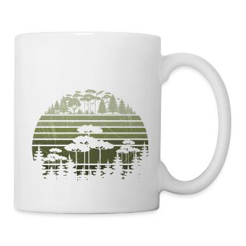Trees Wildlife Nature Mountains Adventure Forest - Mug - white - Right