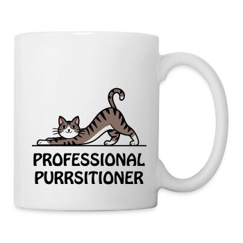 Animal - Professional Purrsitioner - Mug blanc - blanc - Droite
