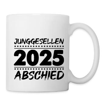 Enterrement de vie de garçon 2025 - Mug blanc - blanc - Droite