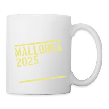 Mallorca 2025 Crew - Tasse - Weiß - Rechts