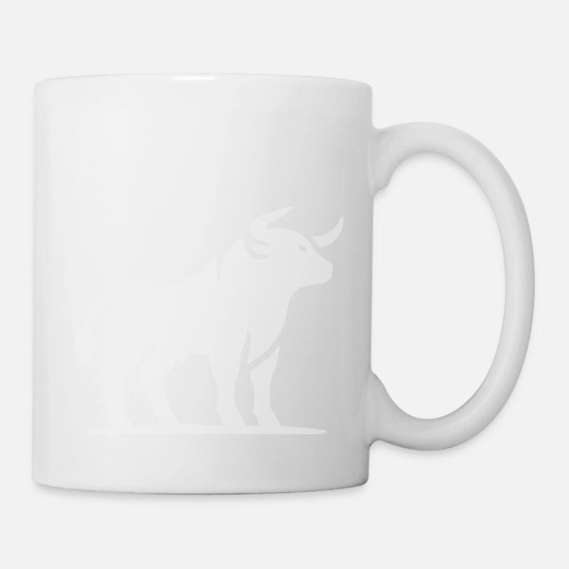 stier tier - Tasse - Weiß