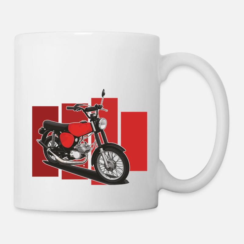 S51 (red) // Illustration - Mug - white