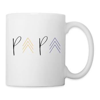 Papa Trisomie 21 - Tasse - Weiß - Rechts