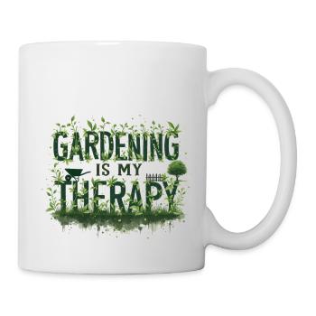 Le jardinage est ma thérapie – Nature & Relaxation - Mug blanc - blanc - Droite