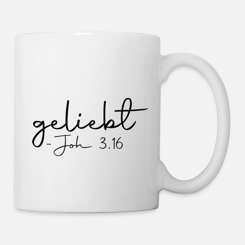 geliebt - Tasse - Weiß