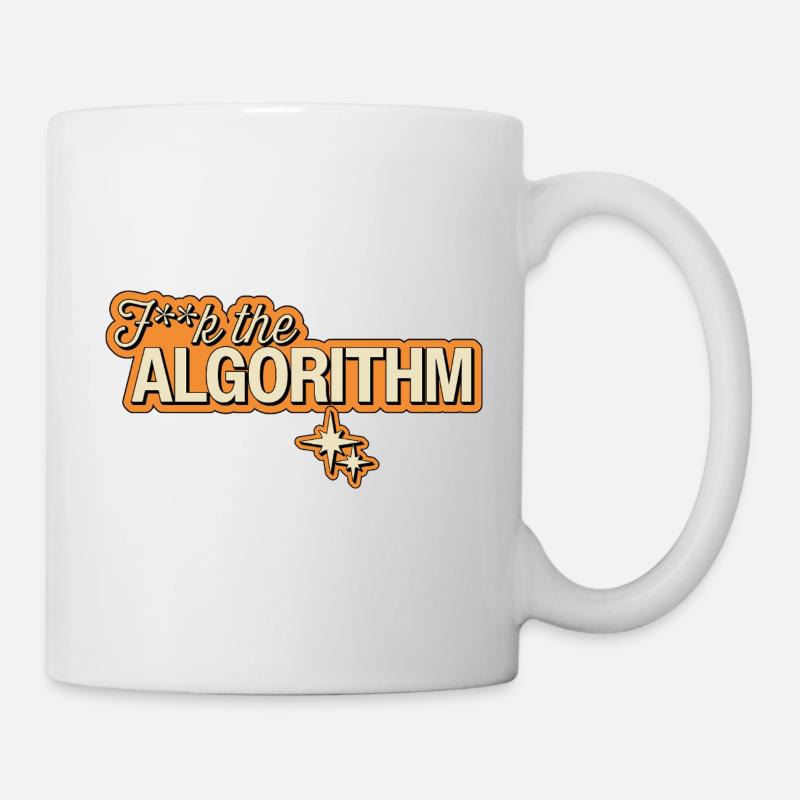 Fk the Algorithm – Digital Rebellion - Mug - white