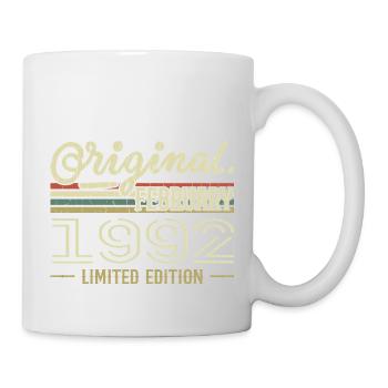 February 1992 Gift - February 1992 Birthday - Mug - white - Right