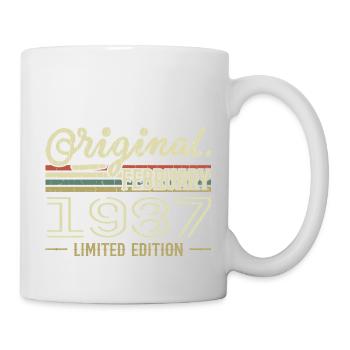 February 1987 Gift - February 1987 Birthday - Mug - white - Right