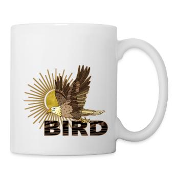 Vogel - Tasse - Weiß - Rechts