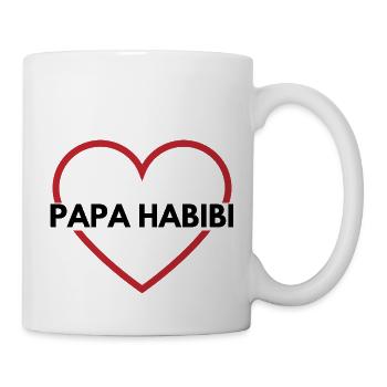 Papa habibi - Papa der Liebe - Tasse - Weiß - Rechts