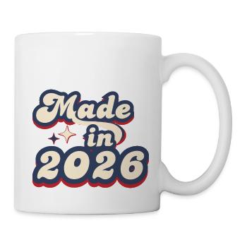 Made in 2026 retro - Mug blanc - blanc - Droite