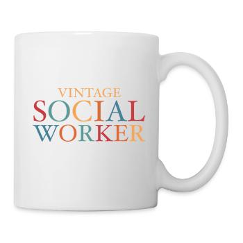 Vintage Social Worker - Mug - white - Right