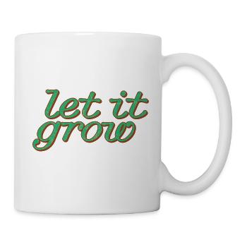 Let It Grow – Green Spirit - Mug - white - Right