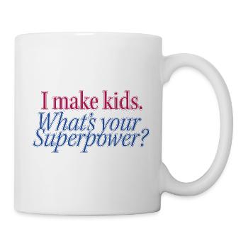 Superpower Parenthood Statement - Mug - white - Right