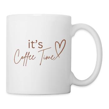 C’est l’heure du café - Mug blanc - blanc - Droite
