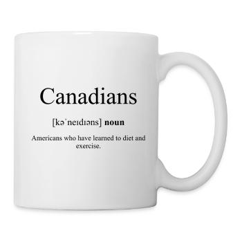 Canadians | Kanadier Definition Dictionary - Tasse - Weiß - Rechts