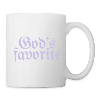 God's favorite - Tasse - Weiß - Rechts