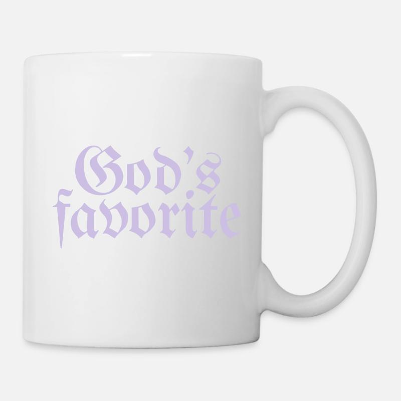 God's favorite - Tasse - Weiß
