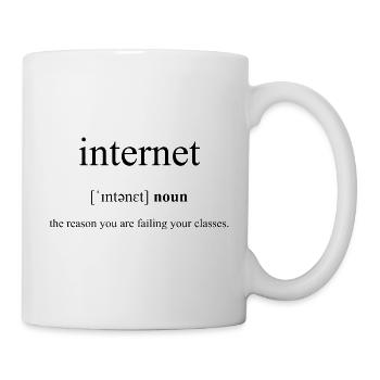 Internet Definition Dictionary - Tasse - Weiß - Rechts