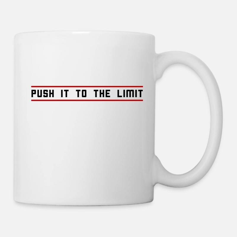 Poussez le bout de votre action - Mug blanc - blanc