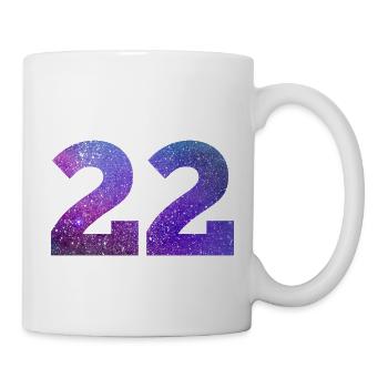 Number 22 galaxy - Mug - white - Right