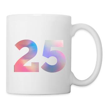 Colorful Number 25 - Mug - white - Right