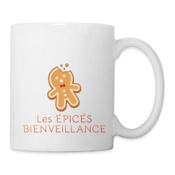 logo transparent les épicés Bienveillance - Mug blanc - blanc - Droite